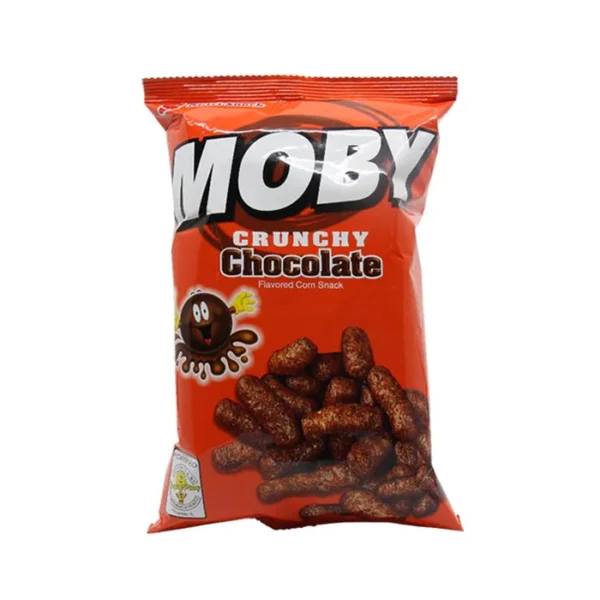Nutri Snack Moby Crunchy Chocolate Flavored Corn Snack 90g