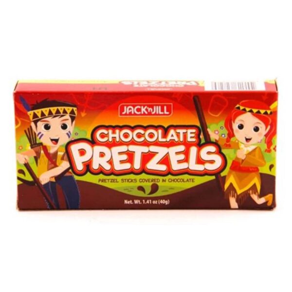 Jack n Jill Pretzels Choco 40g