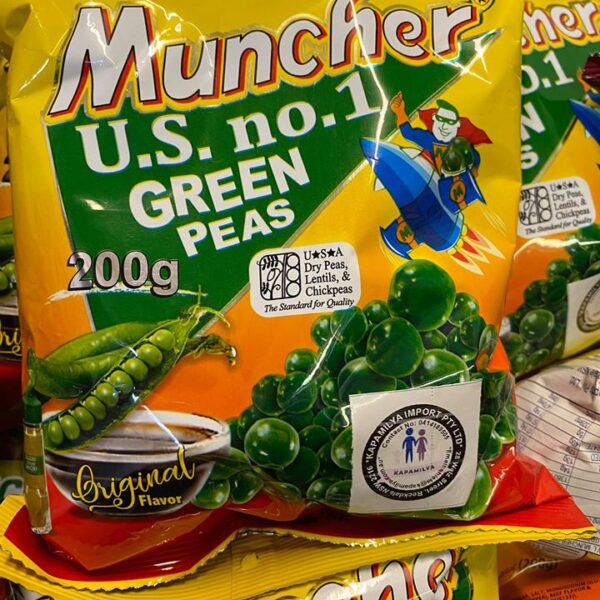 W.L. Muncher US No.1 Green Peas Original Flavor 200g