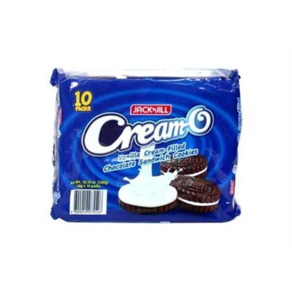 Jack n Jill Cream-O Vanilla 10x30g