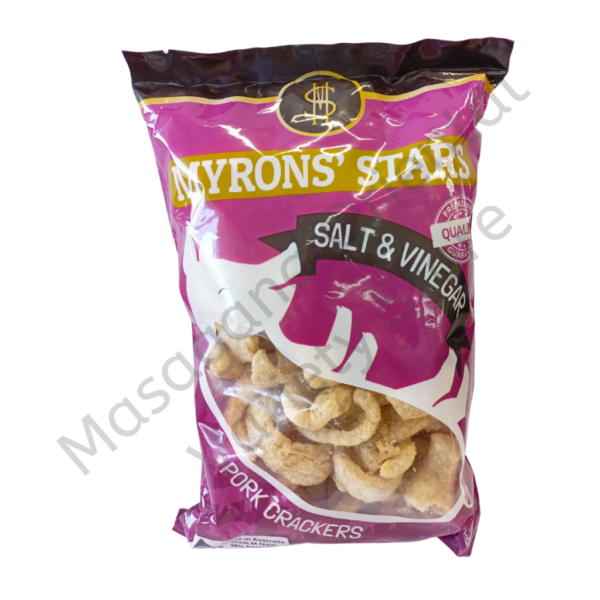 Myrons' Star Pork Crackers Salt & Vinegar 150g