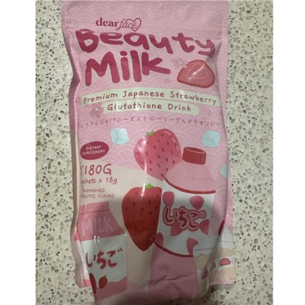 Beauty Milk Strawberry Drink 180g