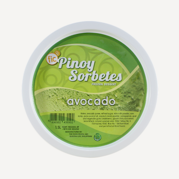 Pinoy Sorbetes Avocado 1.5L Frozen Dessert