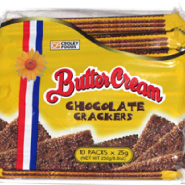 Croley Foods Butter Cream Chocolate Crackers 10x25g