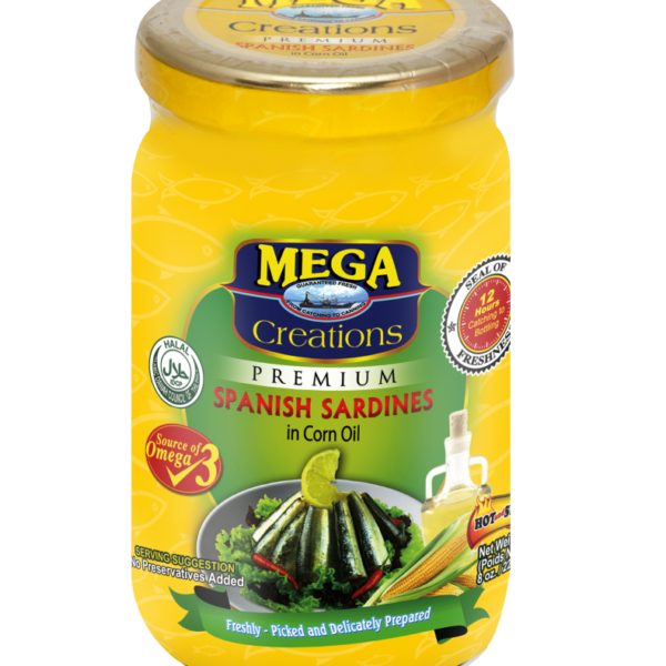 Mega sardines Spanish 225g