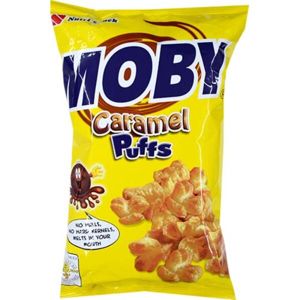 Nutri Snack Moby Caramel Puffs 90g