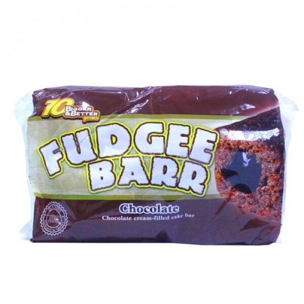 Fudgee Barr Chocolate Cream-Filled Chocolate Cake Bar 10 x 42g