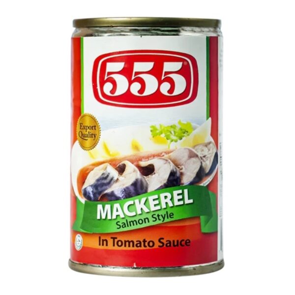 555 Mackerel in Tomato Salmon 155g