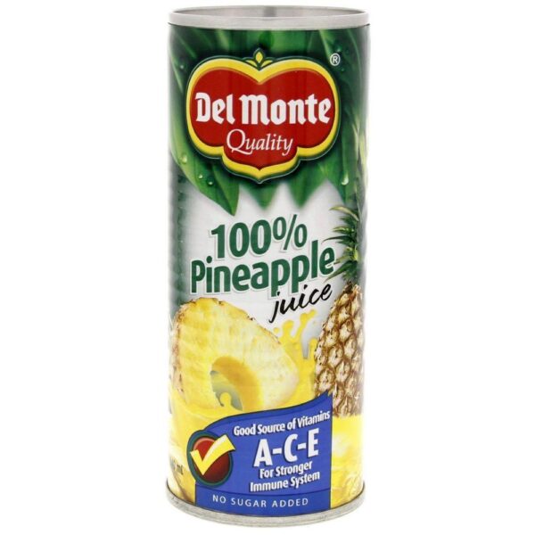 Del Monte 100% Pineapple Juice 240ml