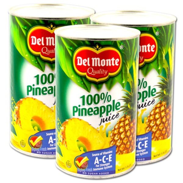 Del Monte 100% Pineapple Juice 1.36L