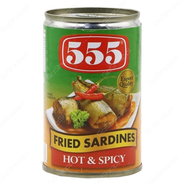 555 Sardines Fried Hot & Spicy Sauce 155g