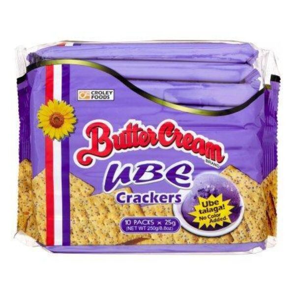 Croley Foods Ube Crackers 10x25