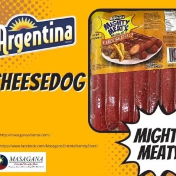 Argentina Mighty Meaty Cheesedog 375g Frozen