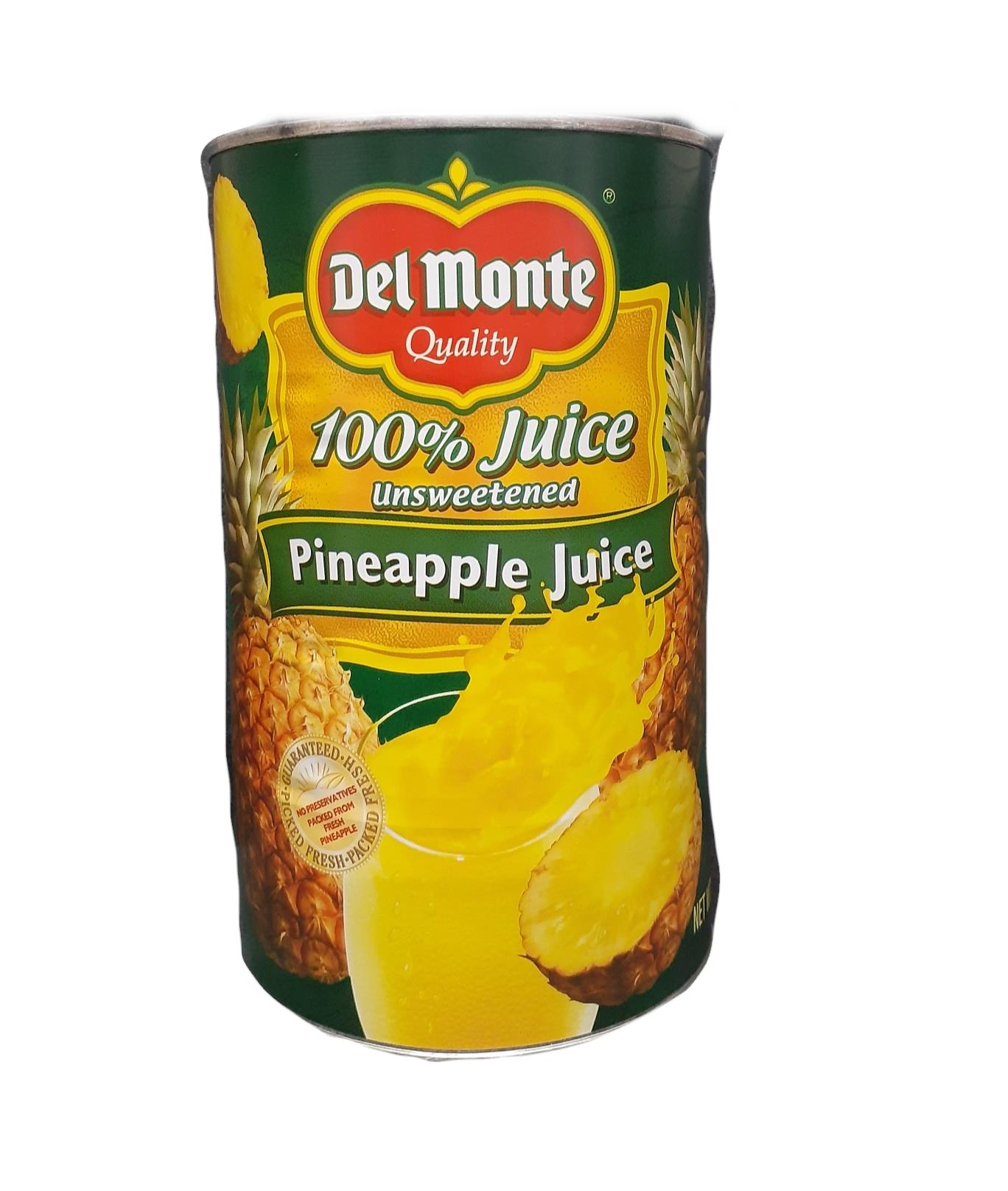 Del Monte 100% Juice Unsweetened Pineapple Juice 1.36L