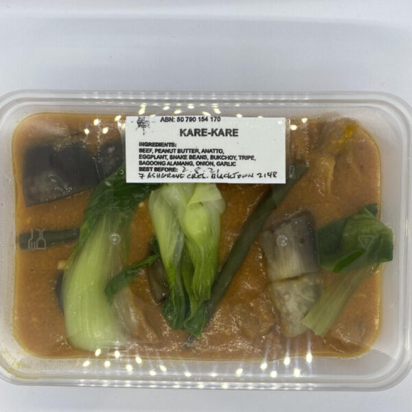 Cooked Food (Ulam) - Kare Kare Pre-order by Friday noon for weekend delivery *Home Delivery Only*