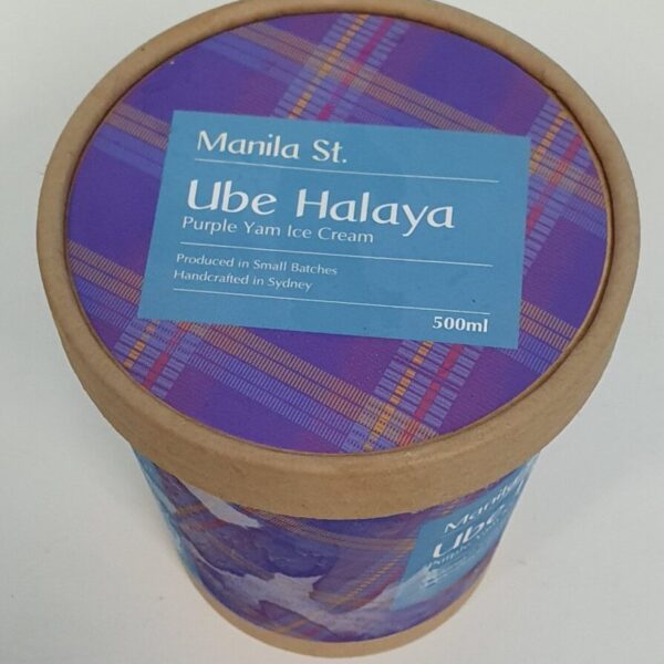 Manila St. Ube Halaya Purple Yam Ice Cream 500ml - Home Delivery Only