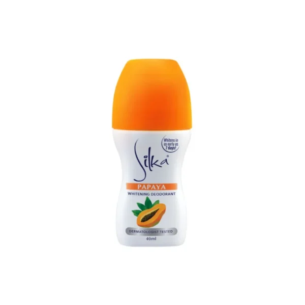 Silka Whitening Deodorant Papaya Orange 40ml