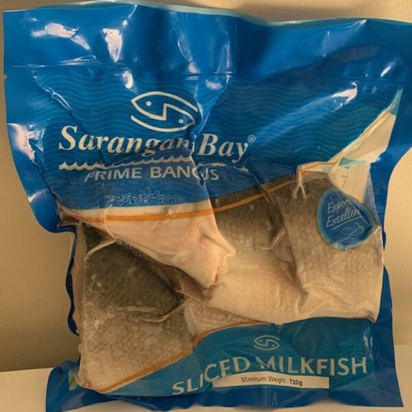 Sarangani Bay Sliced Milkfish Frozen - Sinigang Cut - Prime Bangus 600g