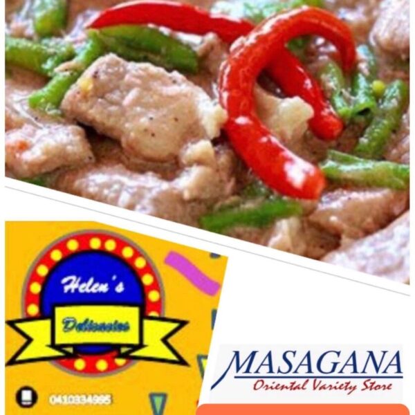 Helen's Delicacy Bicol Express 450g - Orders available Thursday for next day delivery- if ordered before 12 noon *home delivery only*