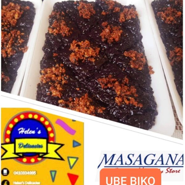 Helen's Delicacy Ube Biko 300g - Orders available Monday for home delivery Tuesday - if ordered before 12 noon *home delivery only*