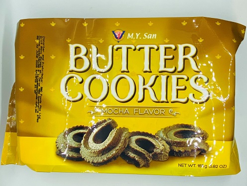 M.Y. San Butter Cookies Mocha Flavor 165g - Masagana Oriental Variety Store