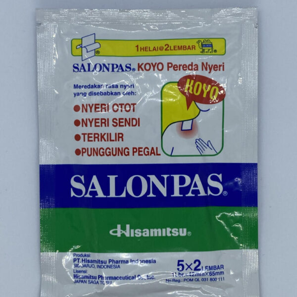 Hisamitsu Salonpas (5x2 patch) 6.5cm x 4.2cm 1 pack