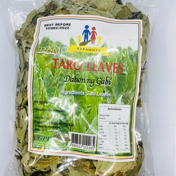 Kapamilya Dried Taro Leaves100g